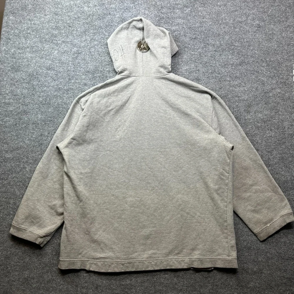 Jordan Fleece‎ Hoodie Men's 2XL Gray Long Sleeve Pullover Sports Y2K USA Made